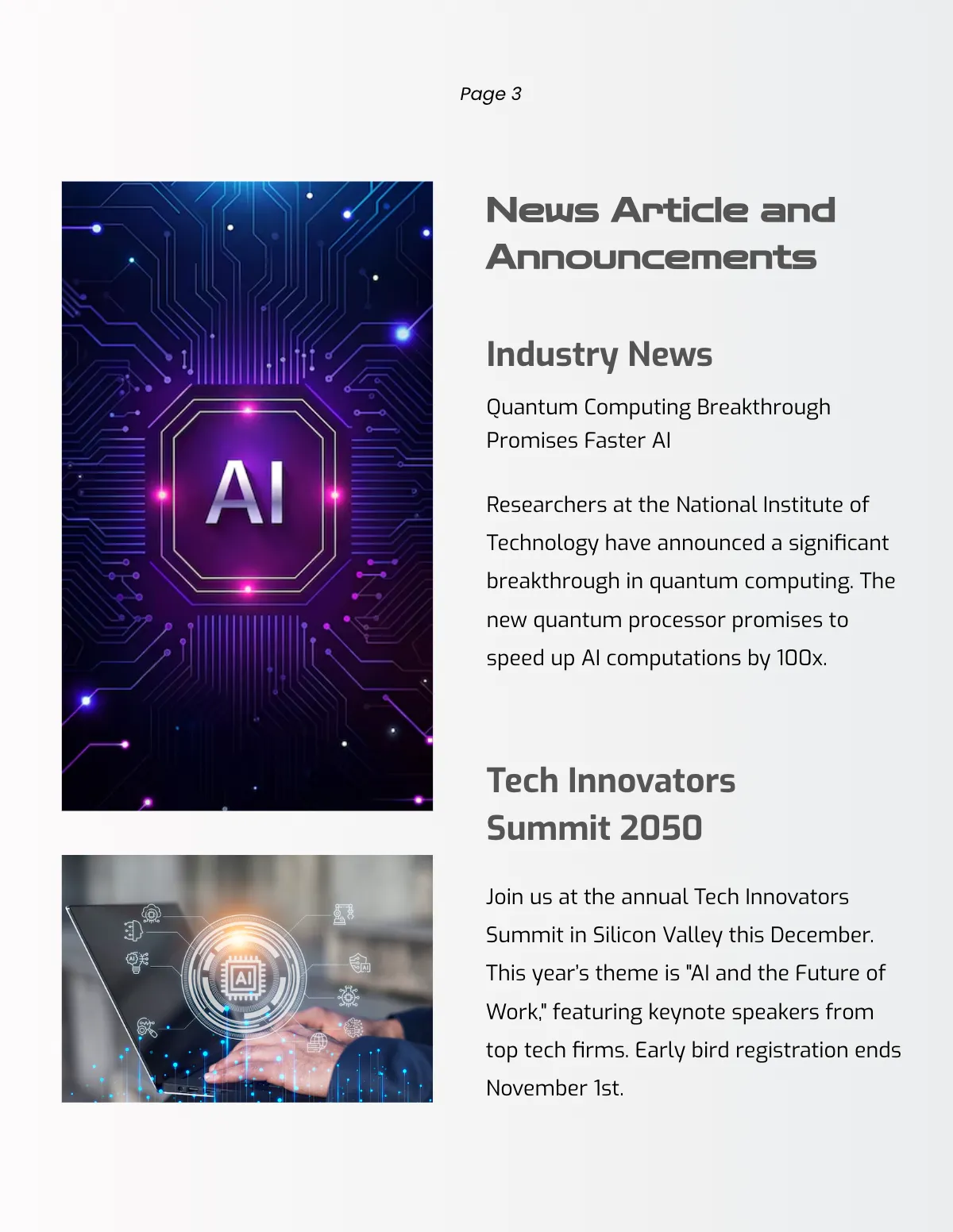 Free Trade Magazine Template to Edit Online