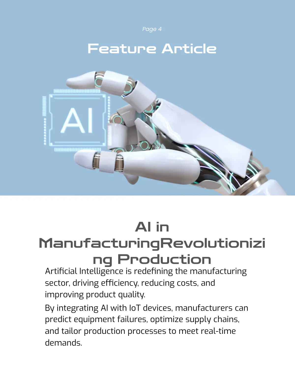 Free Trade Magazine Template to Edit Online