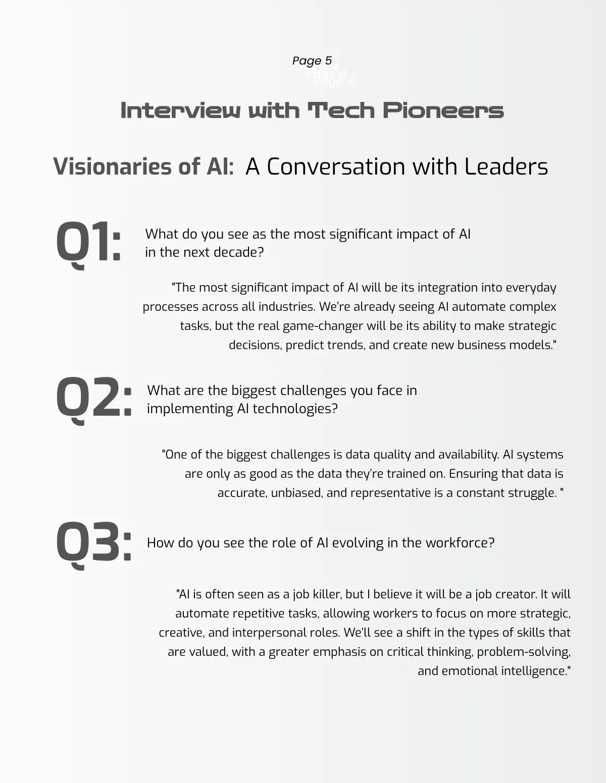 Free Trade Magazine Template to Edit Online