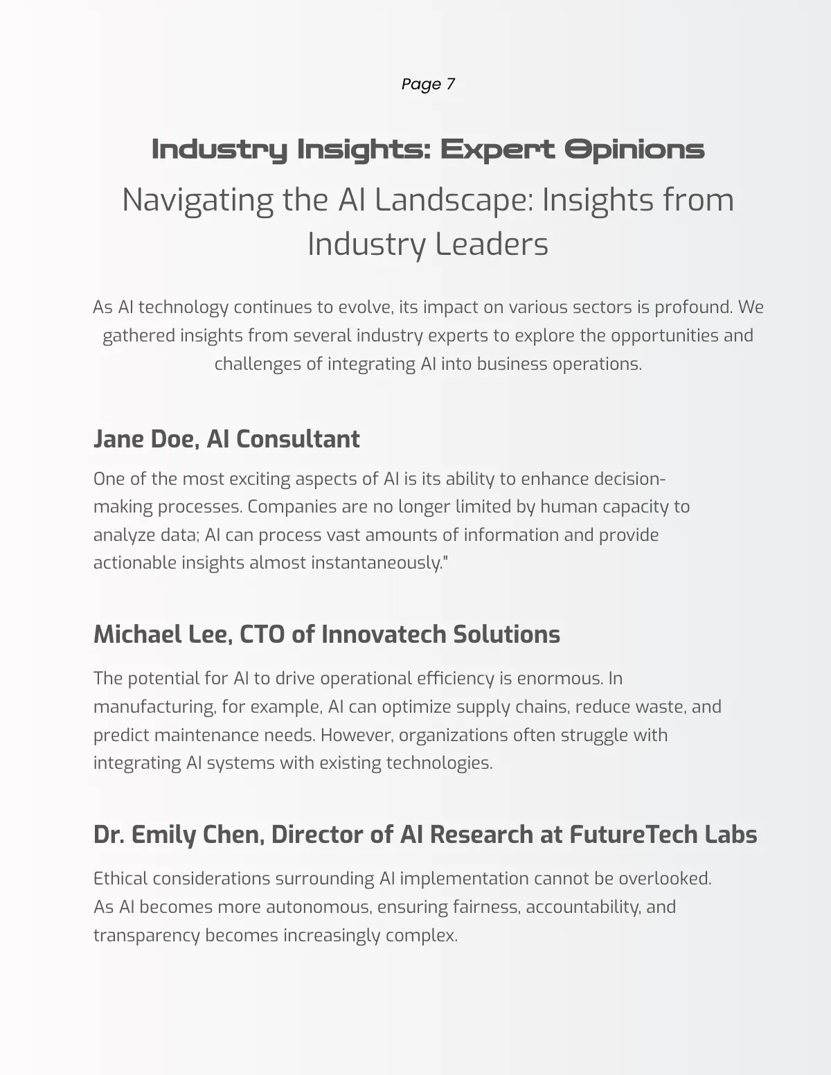 Free Trade Magazine Template to Edit Online