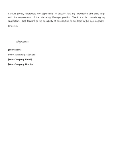 Free Letter of Interest for Job within Company Template to Edit Online