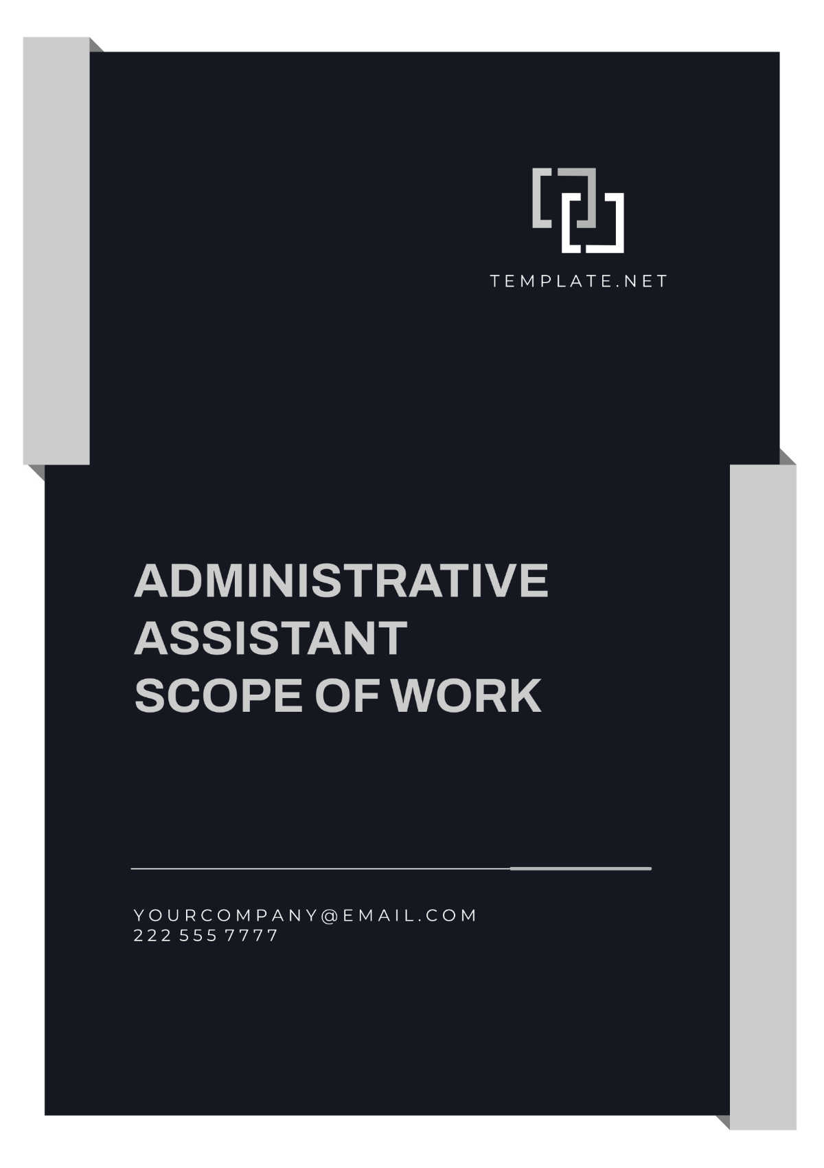 Simple Administrative Assistant Scope of Work Template