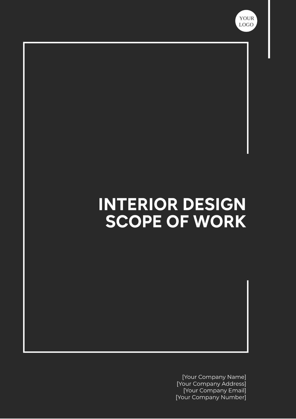 Interior Design Scope of Work Outline Template