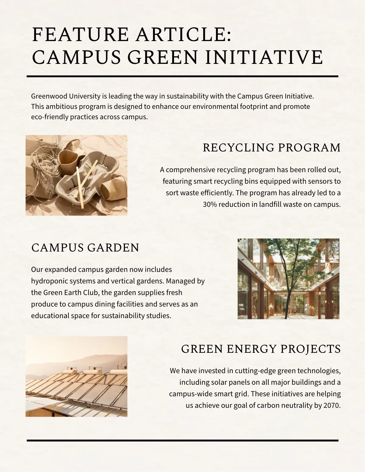 Free Digital College Magazine Template to Edit Online