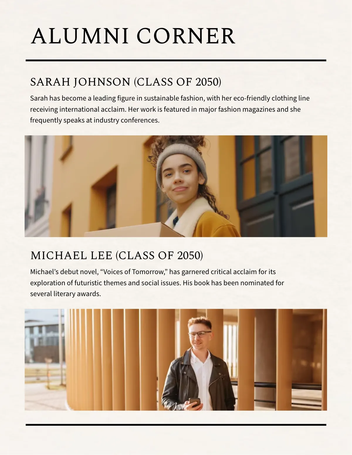 Free Digital College Magazine Template to Edit Online