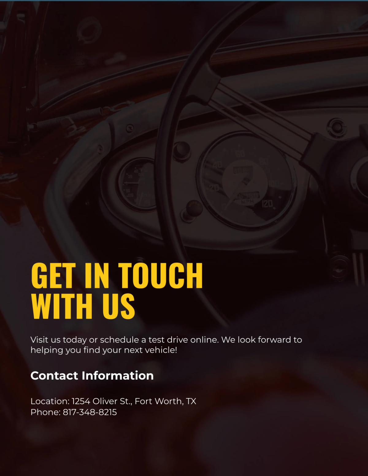 Free Professional Car Dealership Catalog Template to Edit Online