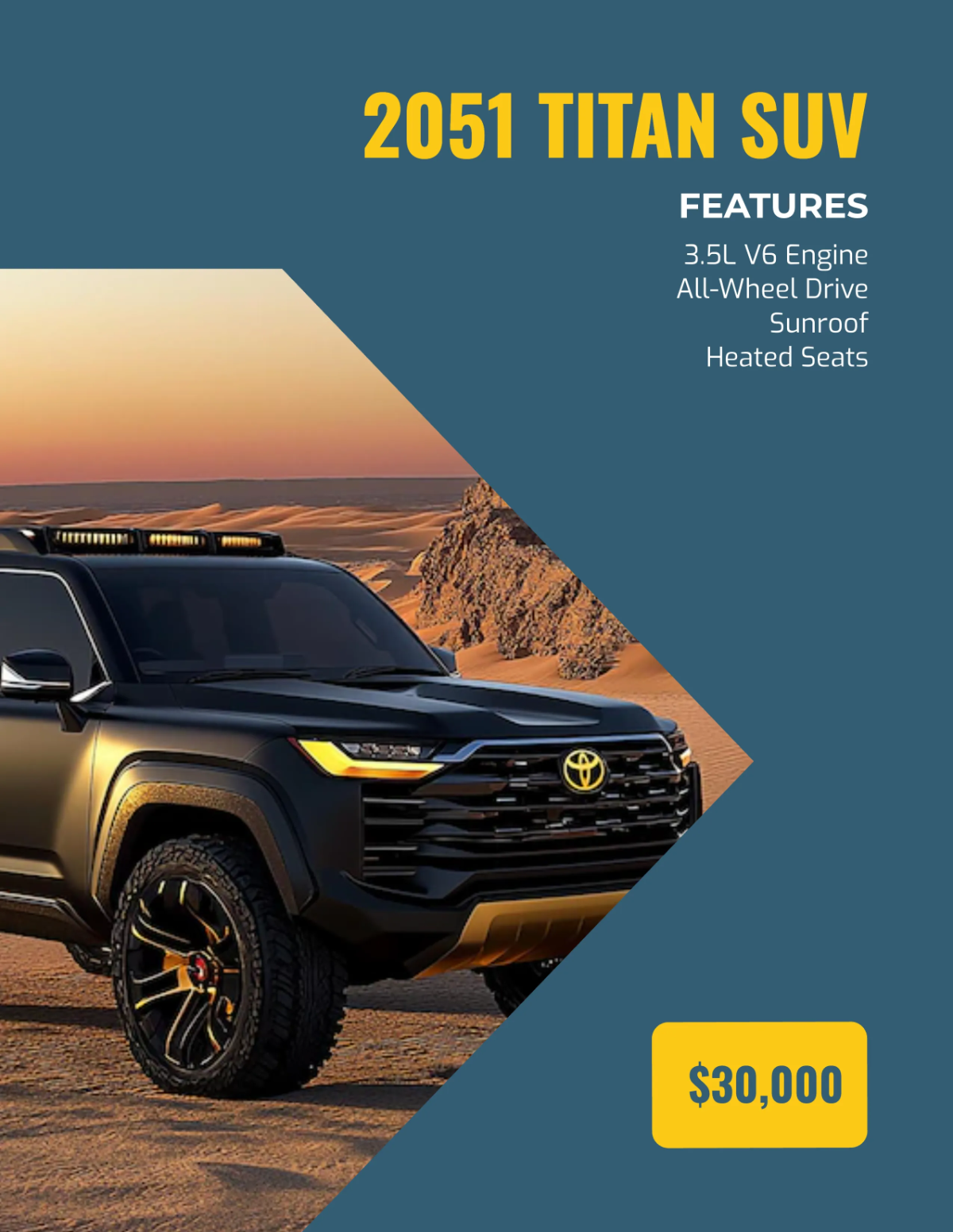 Free Professional Car Dealership Catalog Template to Edit Online