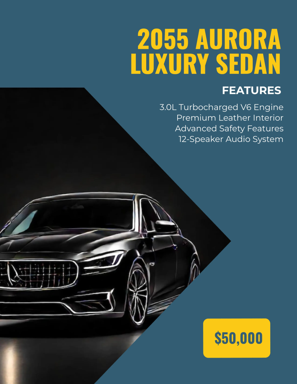 Free Professional Car Dealership Catalog Template to Edit Online