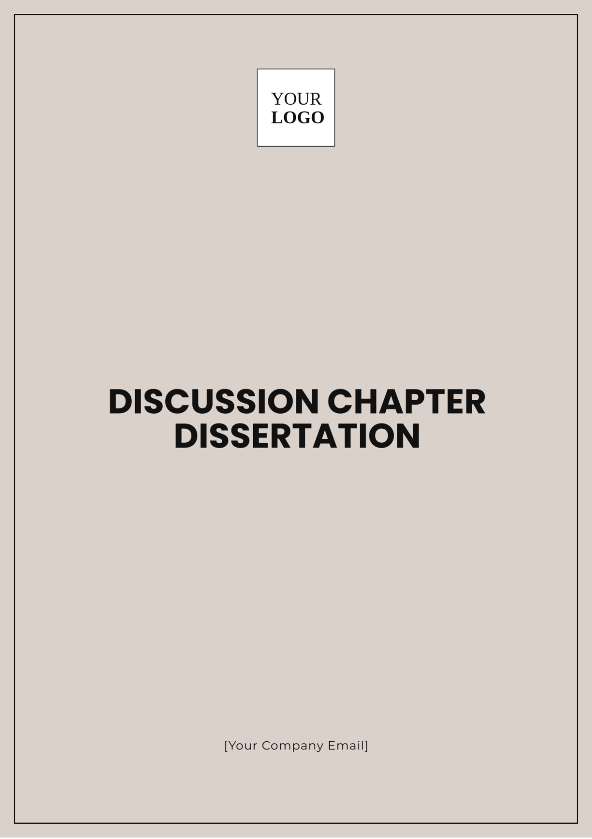 Discussion Chapter Dissertation Template - Edit Online & Download