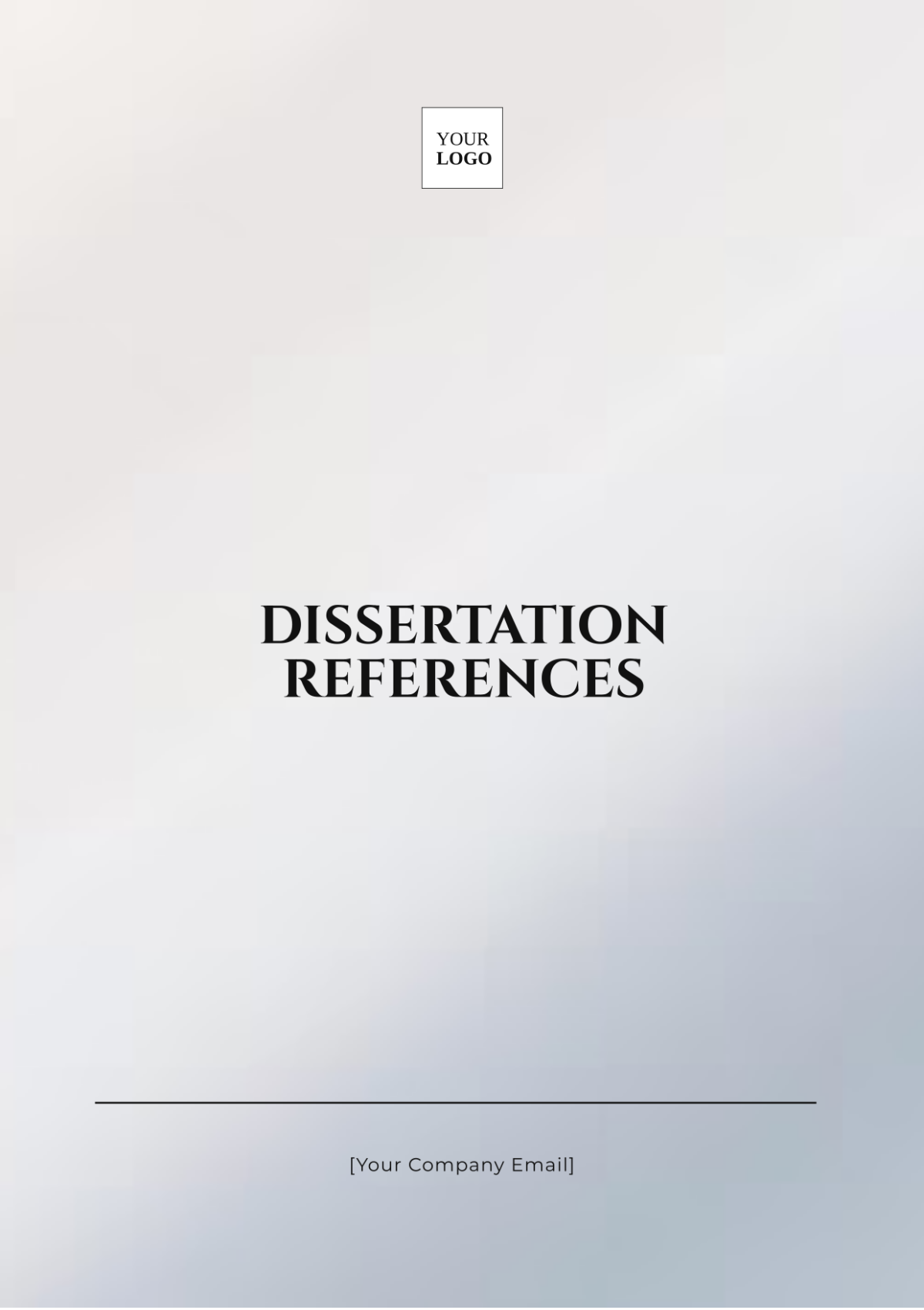 Dissertation References Template - Edit Online & Download