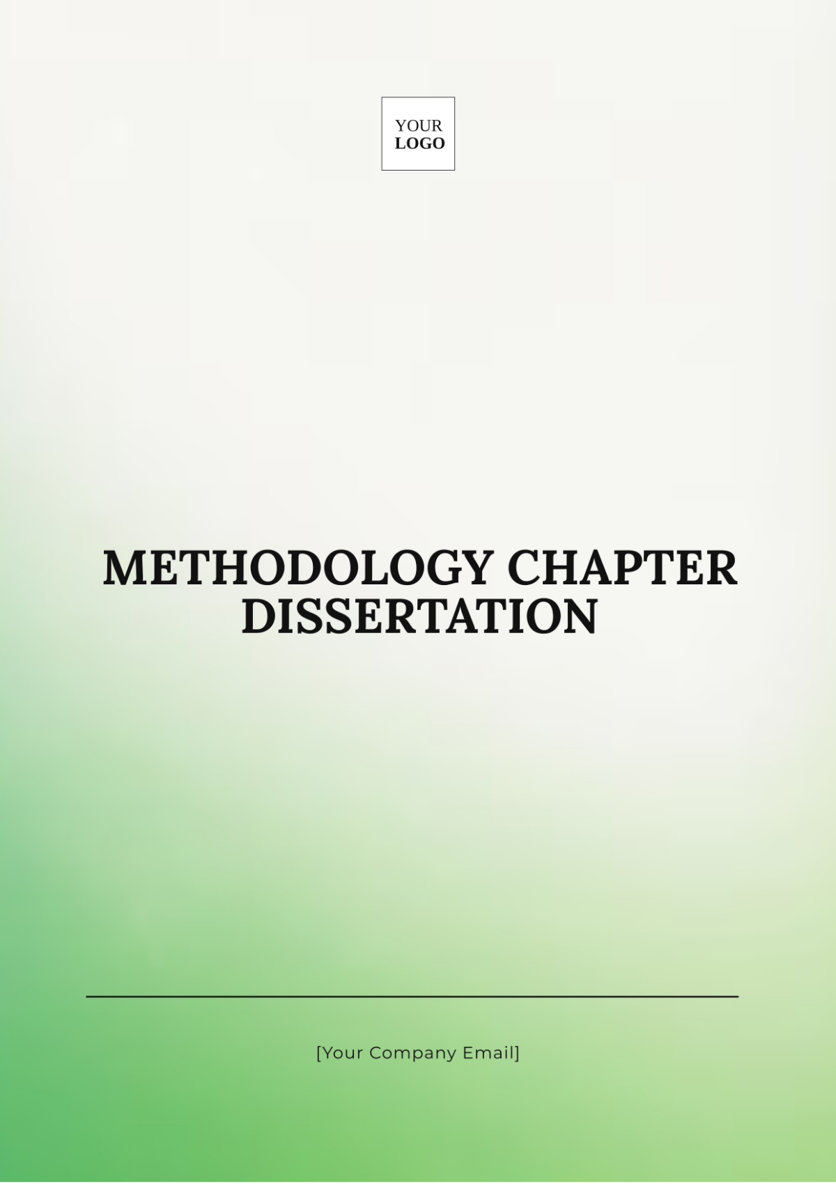 Methodology Chapter Dissertation Template - Edit Online & Download