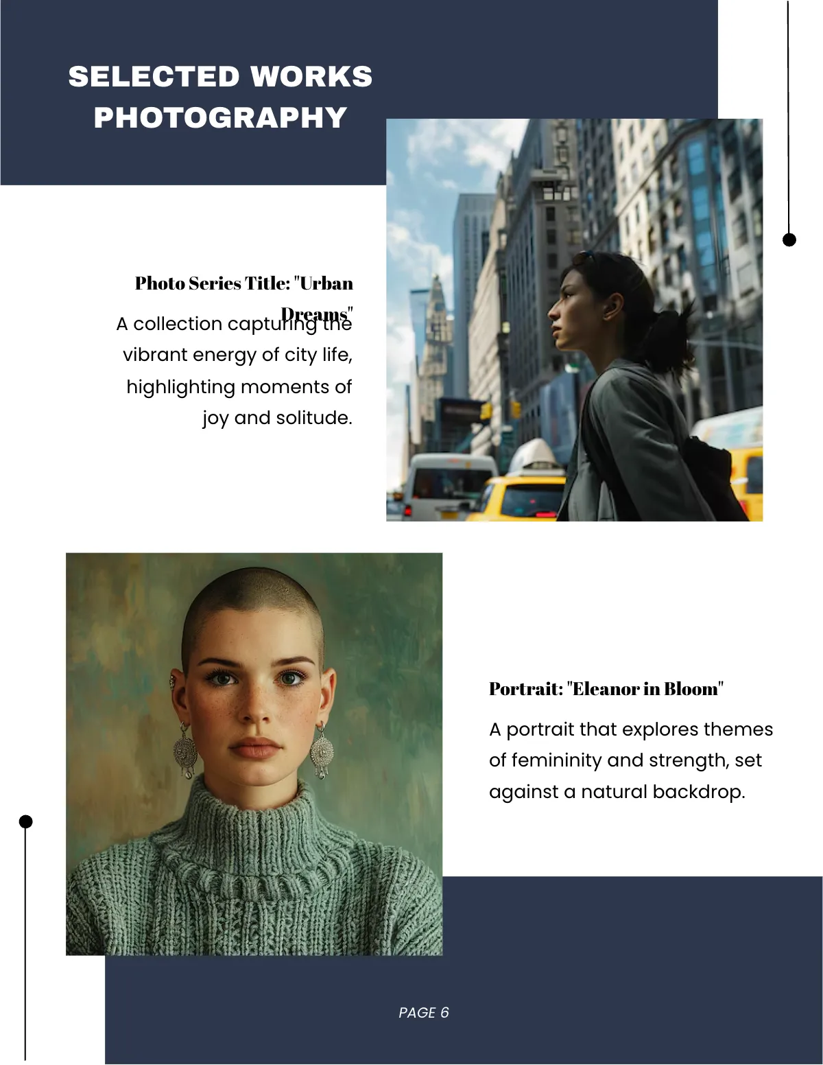 Free Creative Portfolio Magazine Template to Edit Online