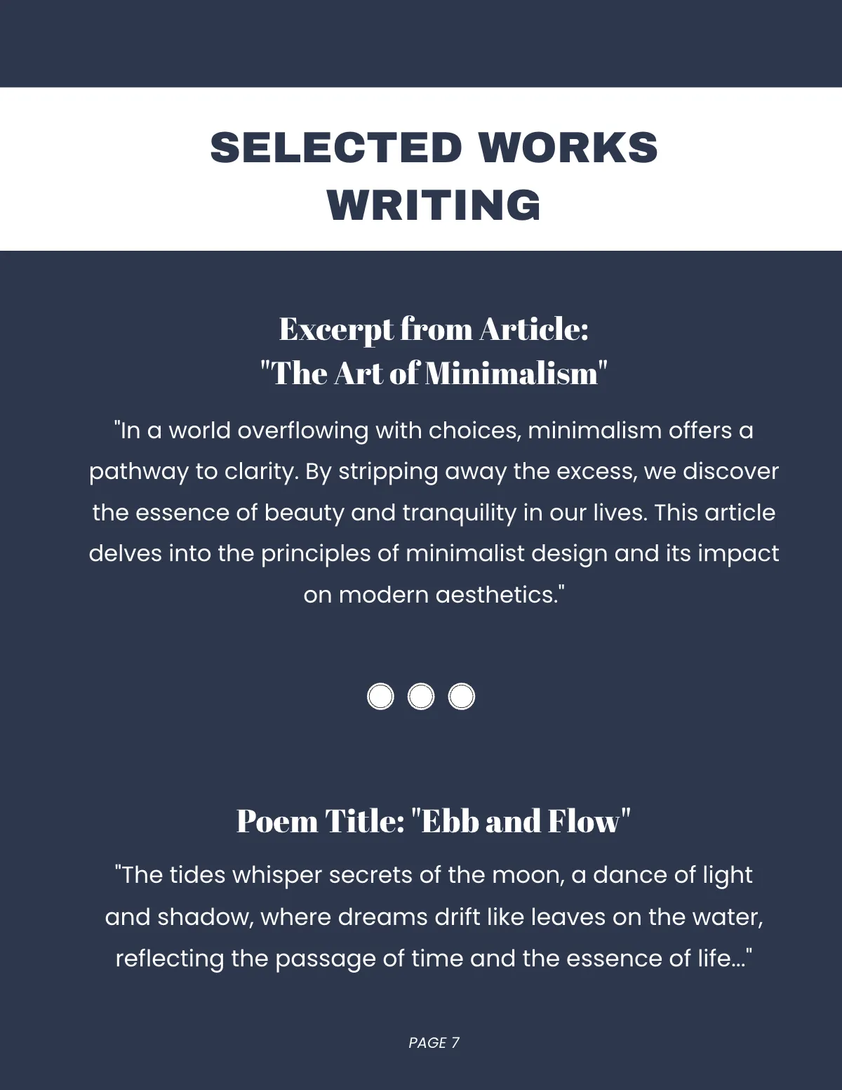 Free Creative Portfolio Magazine Template to Edit Online