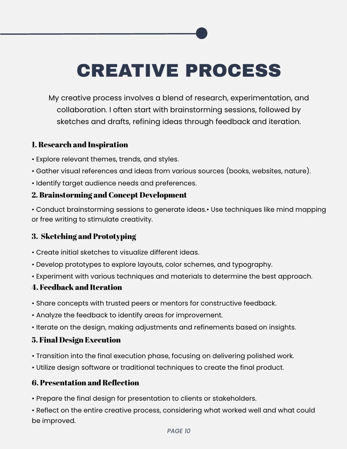 Free Creative Portfolio Magazine Template to Edit Online