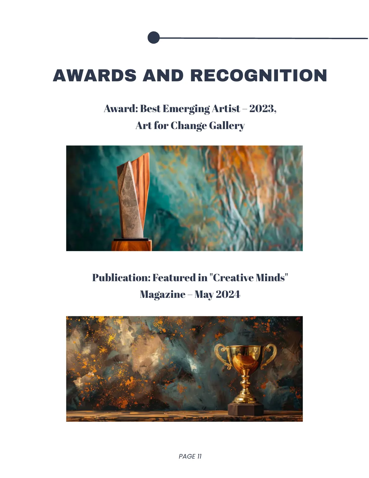 Free Creative Portfolio Magazine Template to Edit Online