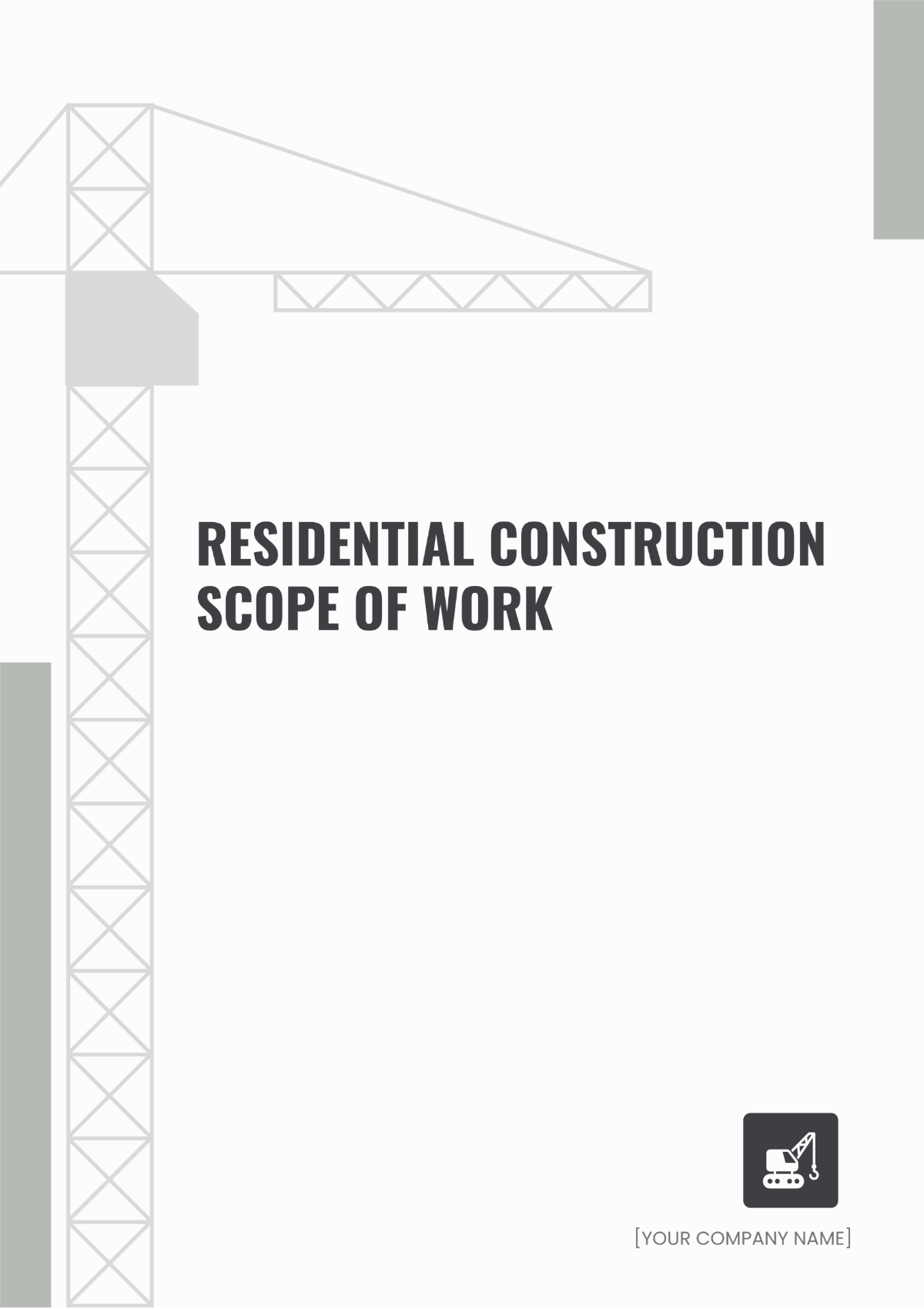 Residential Construction Scope of Work Template - Edit Online & Download