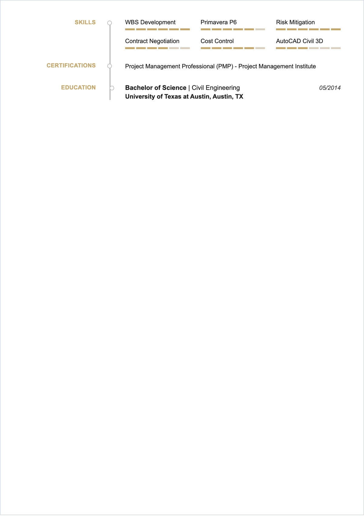 Free Resume Scope of Work ATS Resume Template, AI Resume Builder