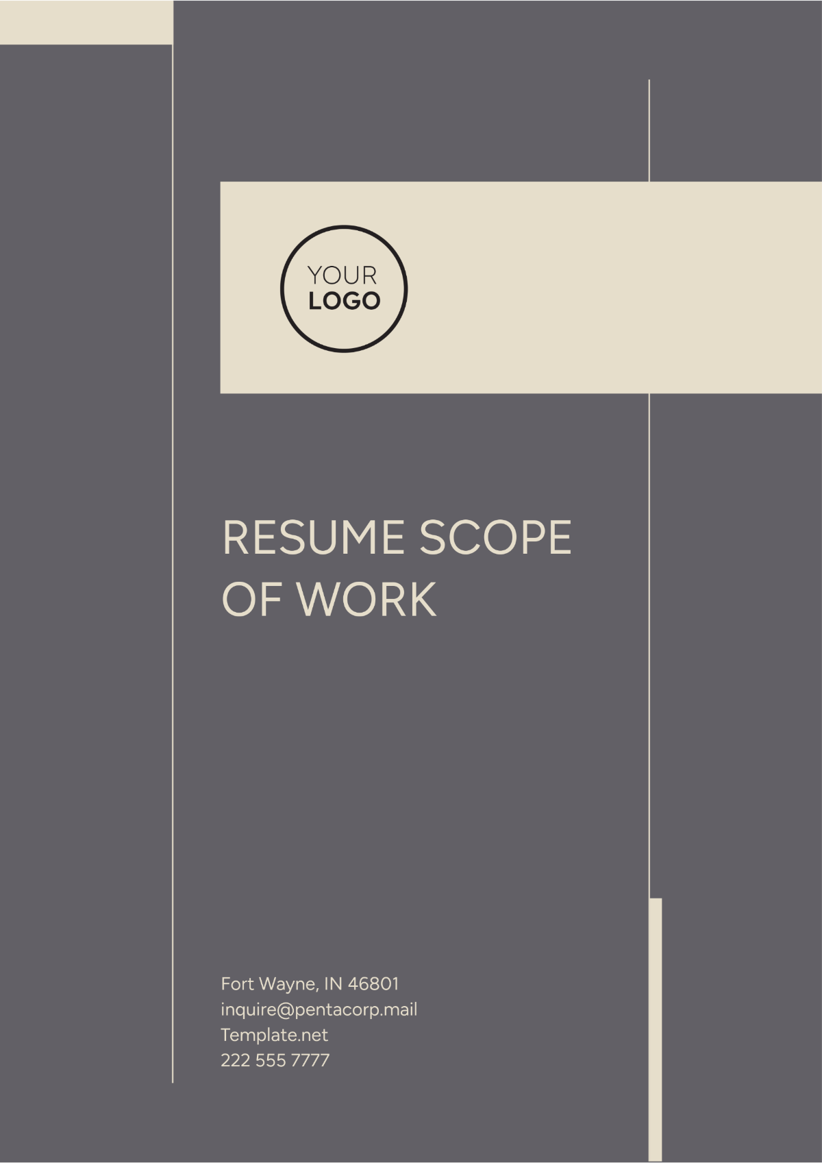 Resume Scope of Work Template - Edit Online & Download