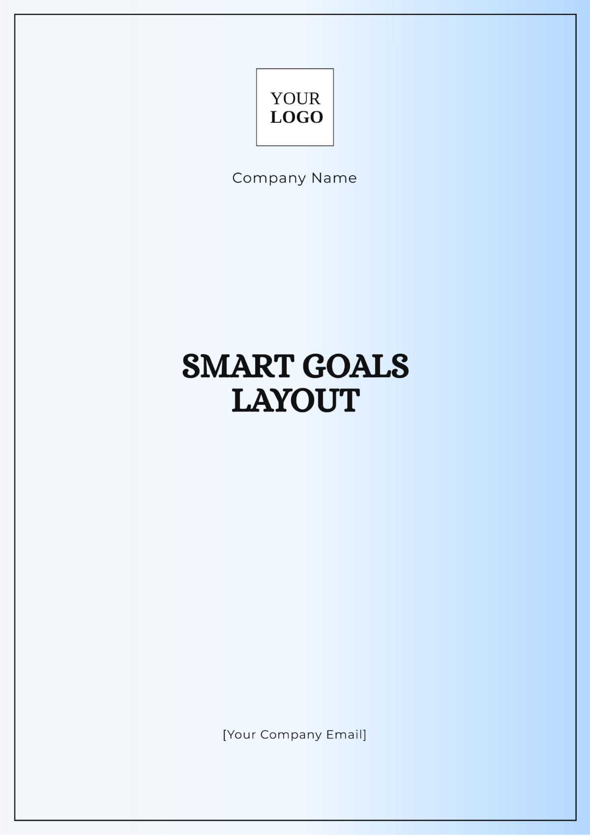 SMART Goals Layout Template - Edit Online & Download