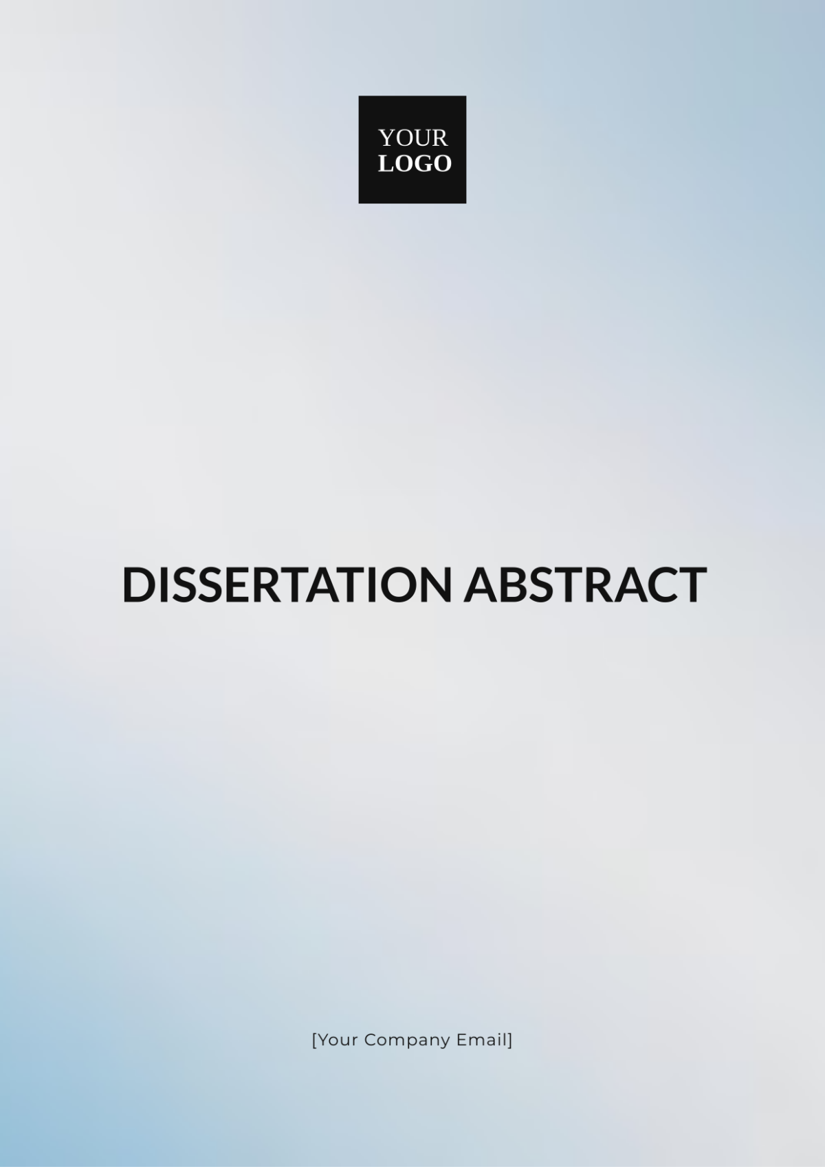 Dissertation Abstract Template - Edit Online & Download