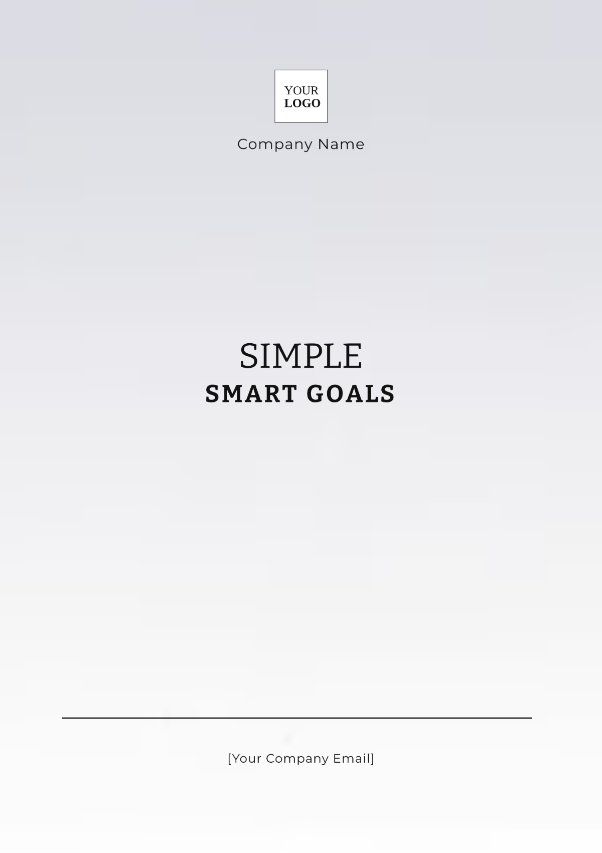 Simple SMART Goals Template - Edit Online & Download