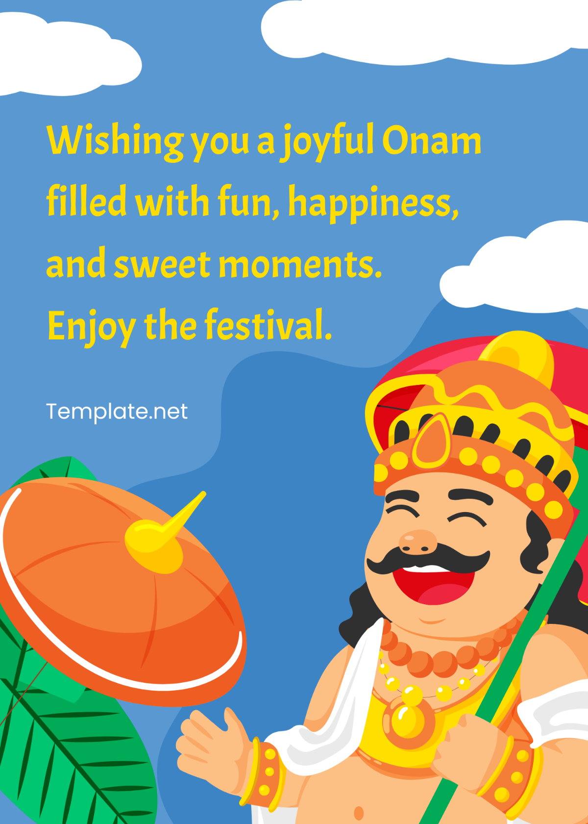 Onam Wishes for Children Template - Edit Online & Download