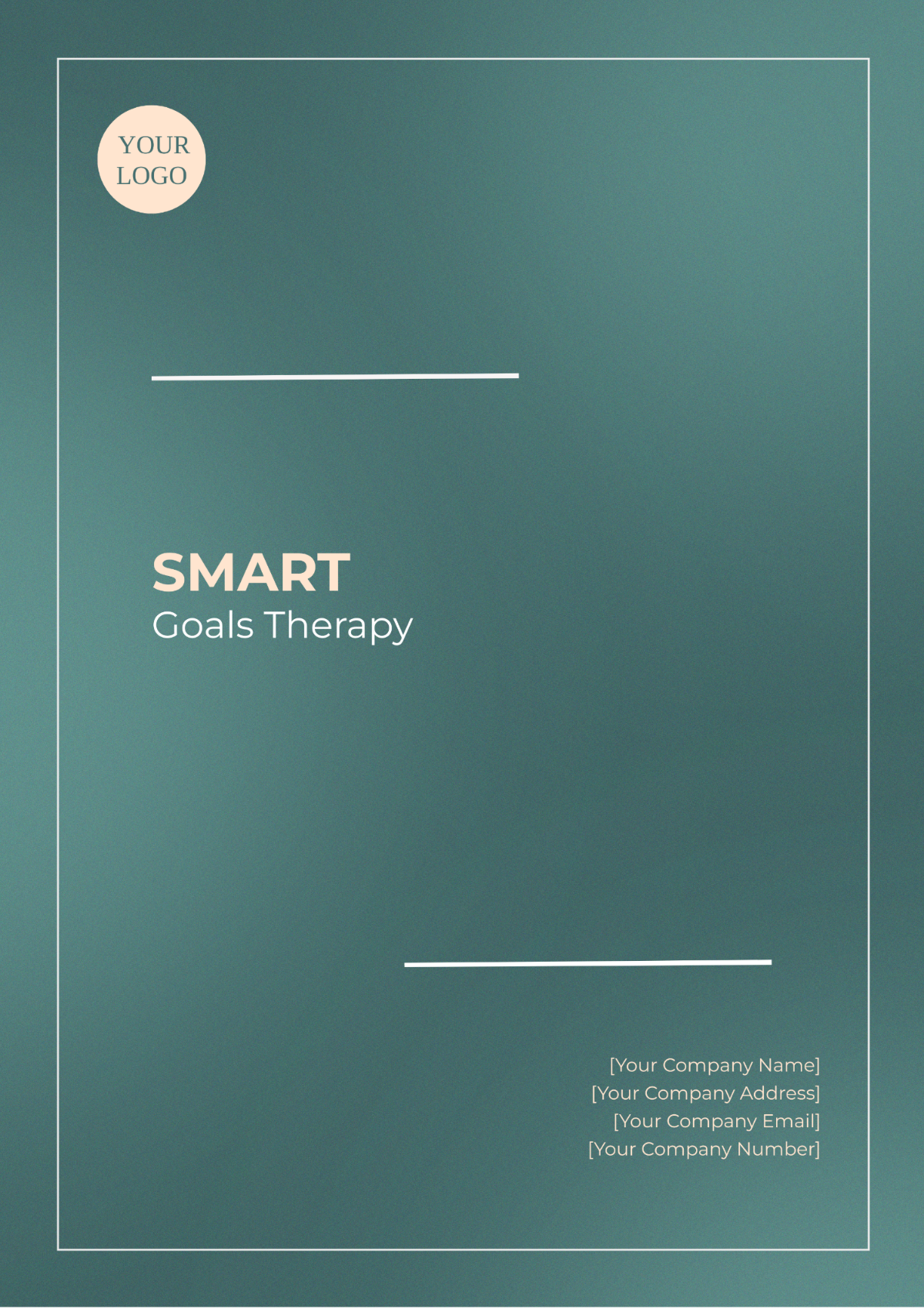 SMART Goals Therapy Template - Edit Online & Download