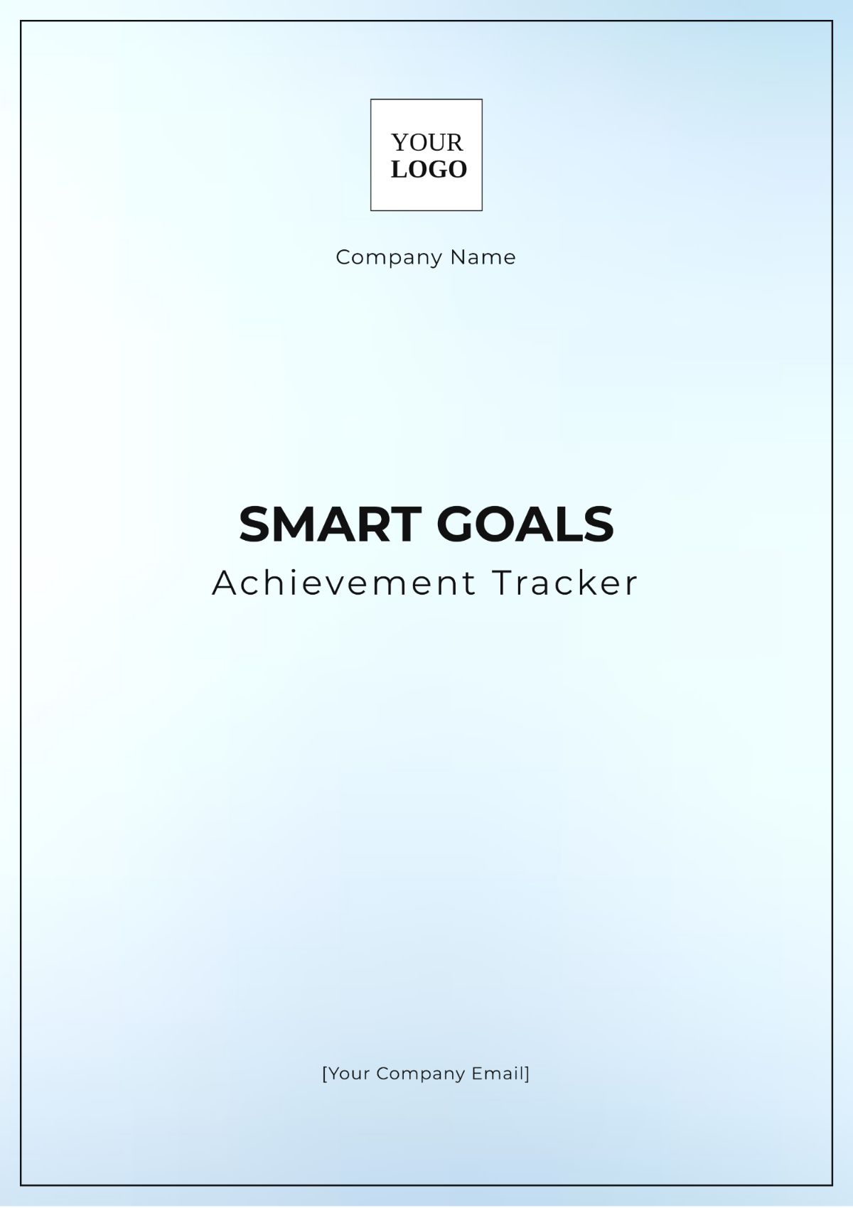 SMART Goals Achievement Tracker Template - Edit Online & Download