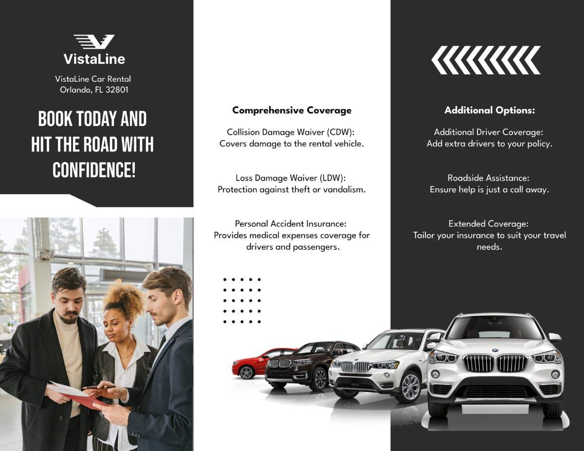 Car Rental Insurance Brochure