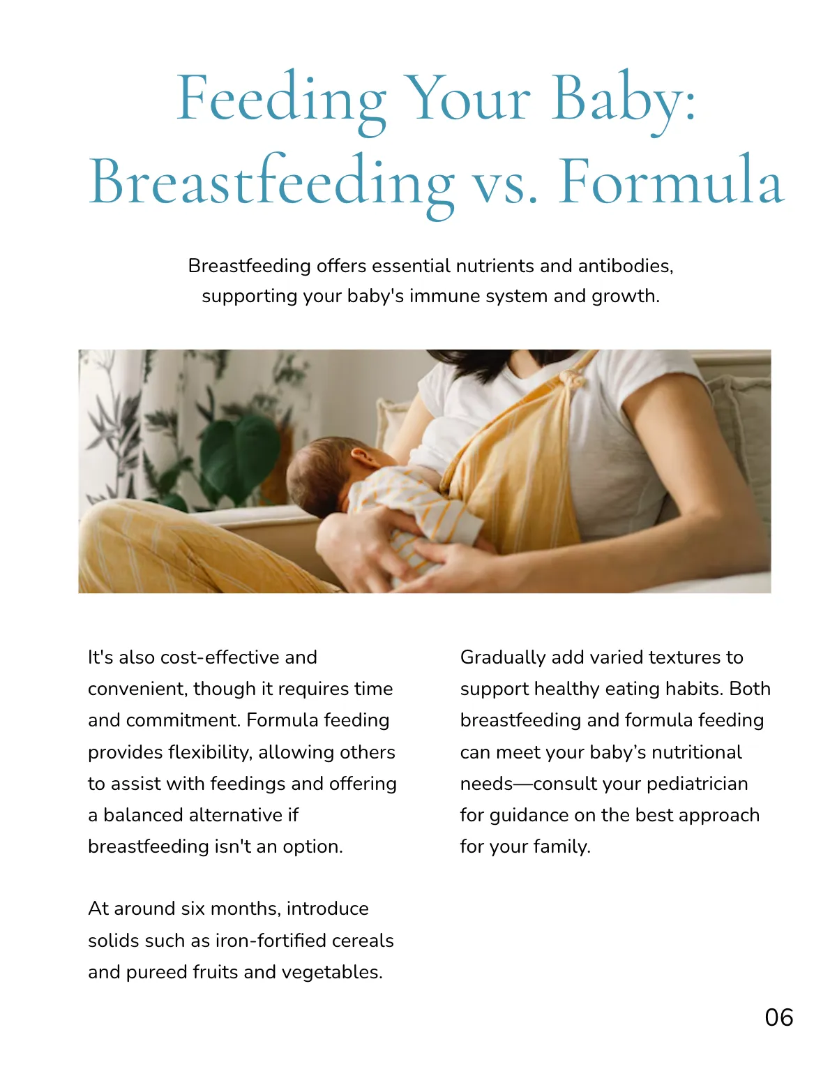 Free Baby Magazine Template to Edit Online