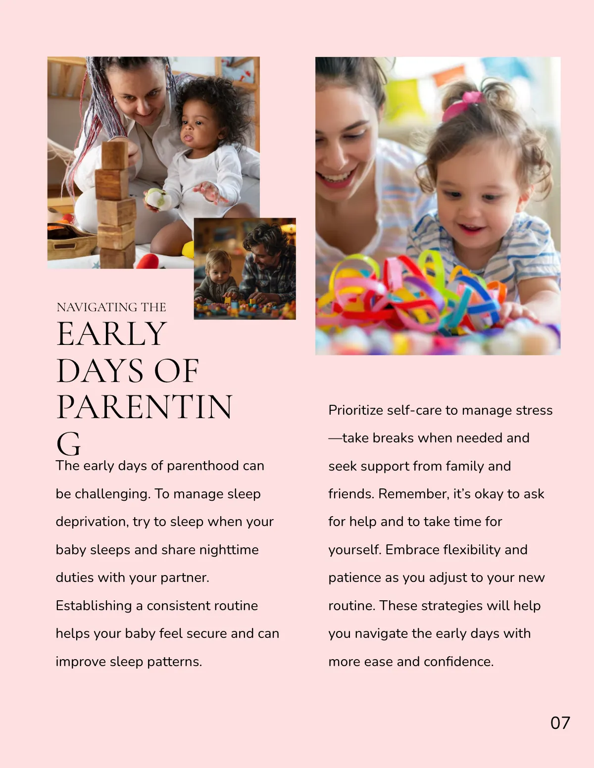 Free Baby Magazine Template to Edit Online