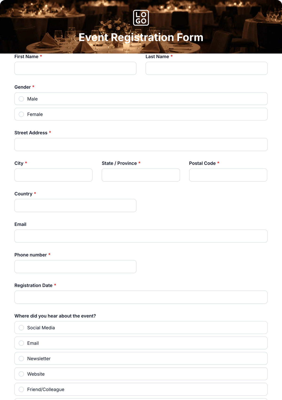 Free Cheerleading Registration Form Template To Edit Online
