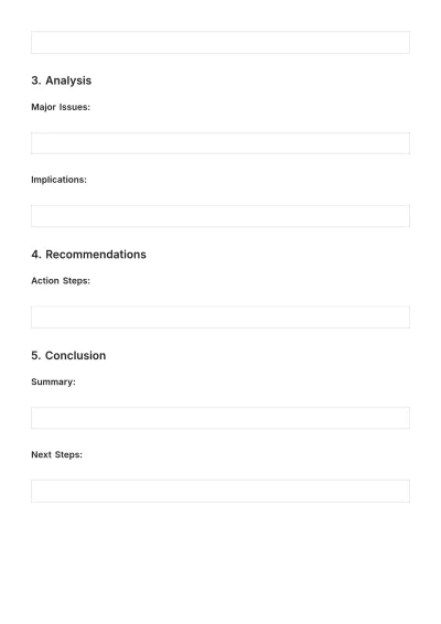 Free Professional Accounting Executive Summary Template to Edit Online