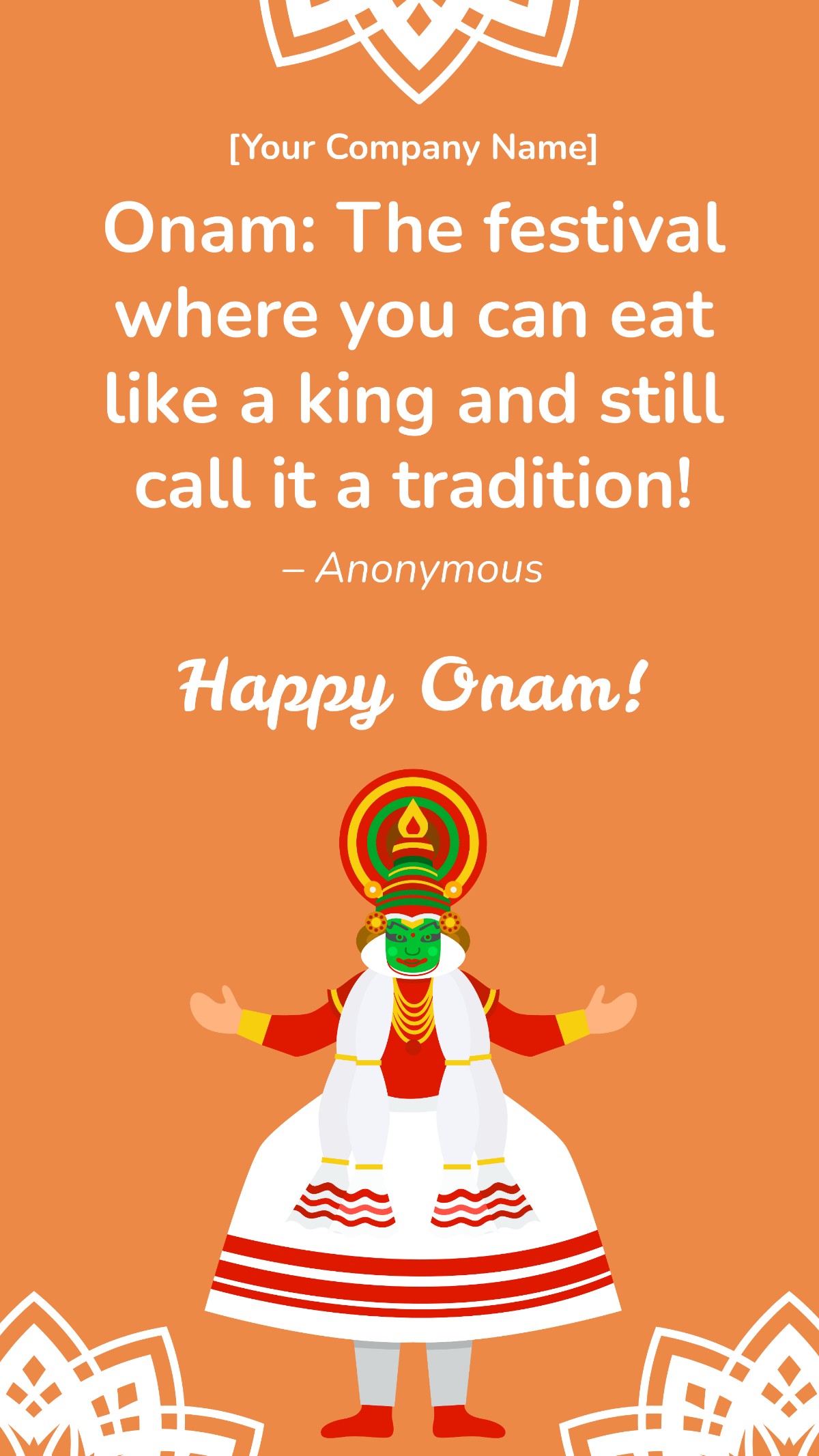 Onam Funny Quote