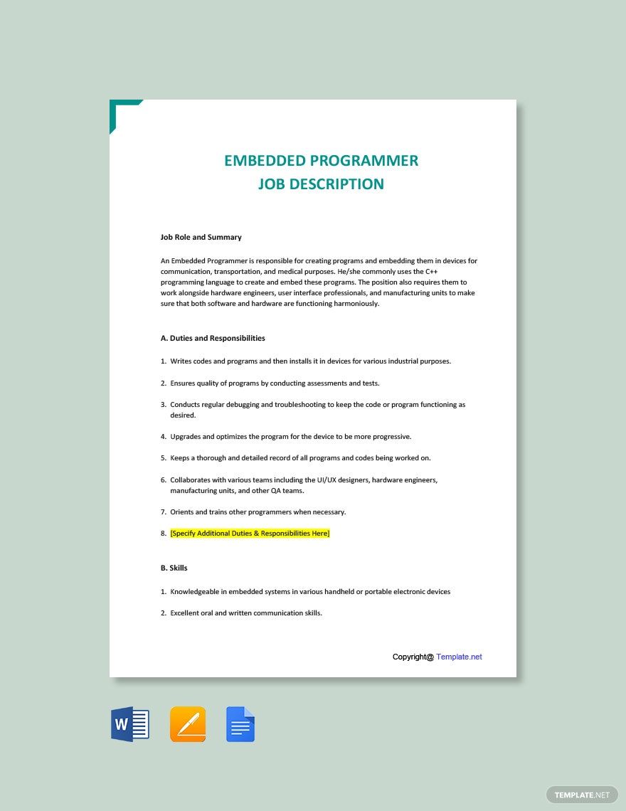Programmer Templates in Googledocs Templates, Designs, Docs, Free