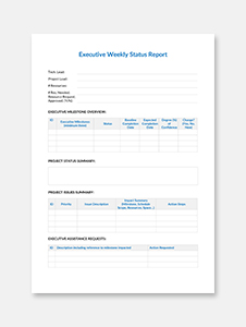 Simple Weekly Status Report Template in Microsoft Word | Template.net