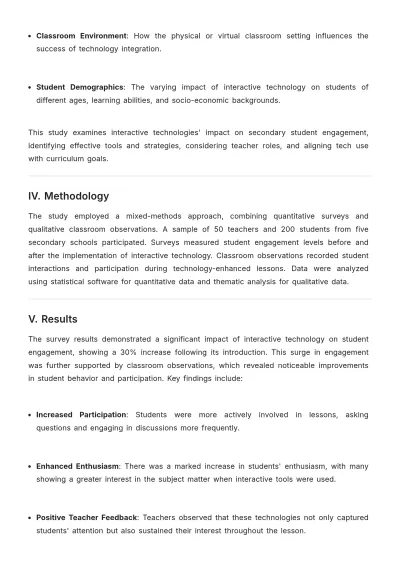 Free Journal Article about Education Template to Edit Online