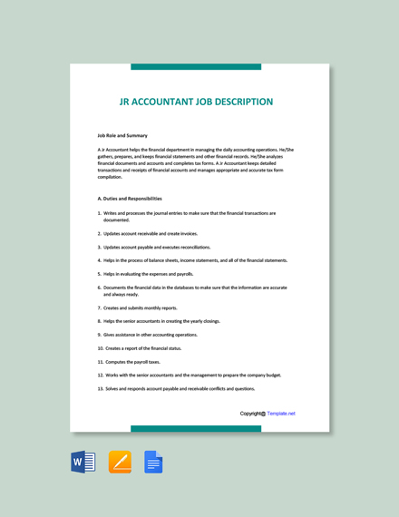 FREE Job Application Letter Template For Accountant - Word (DOC ...