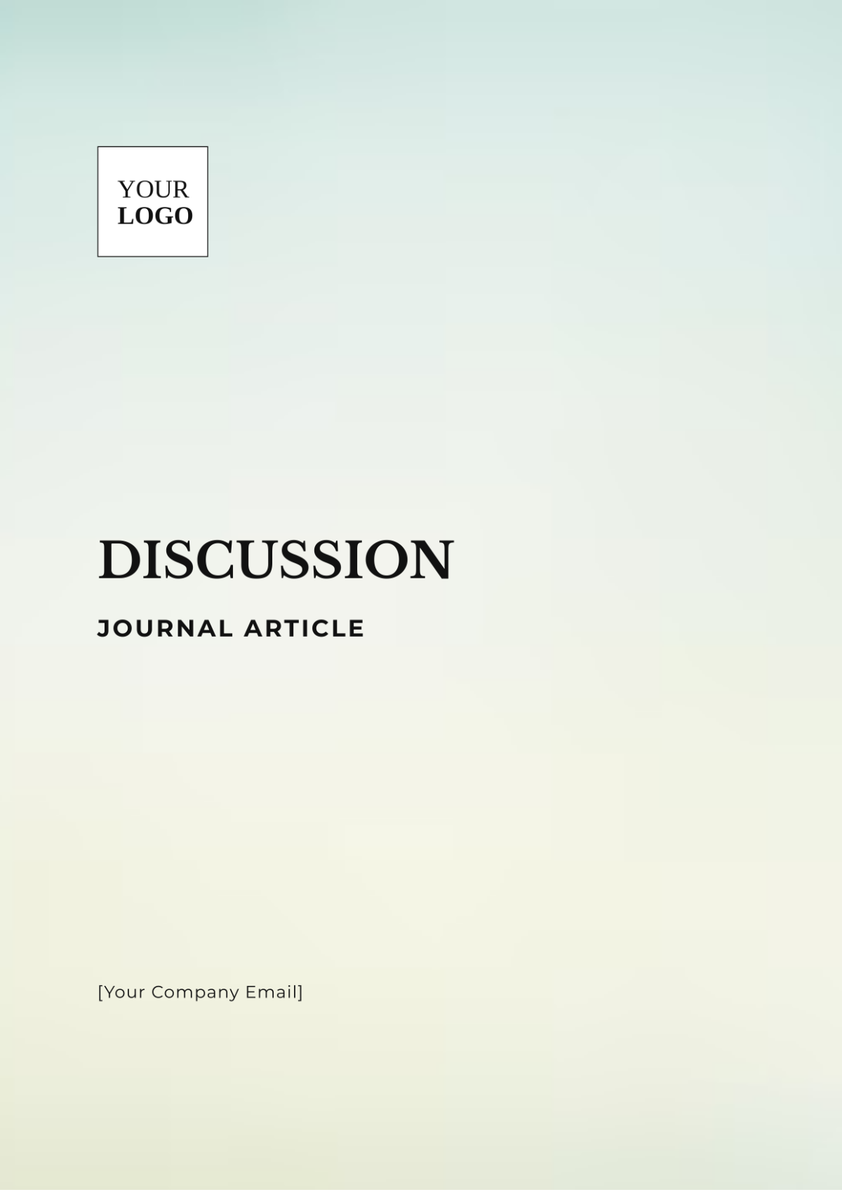 Discussion Journal Article Template - Edit Online & Download