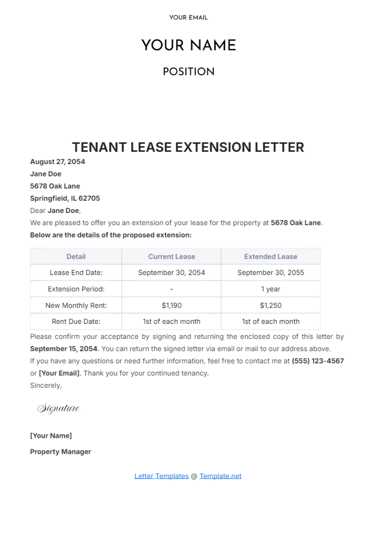 Contract Extension Letter Template Prntbl concejomunicipaldechinu gov co Contract Extension Letter Template Prntbl concejomunicipaldechinu gov co