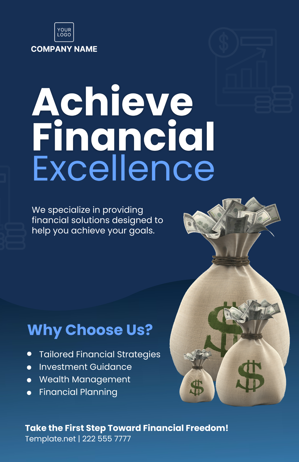 Free Finance Poster Template