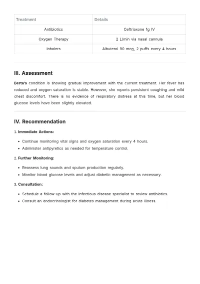 Free SBAR Nursing Report Template to Edit Online