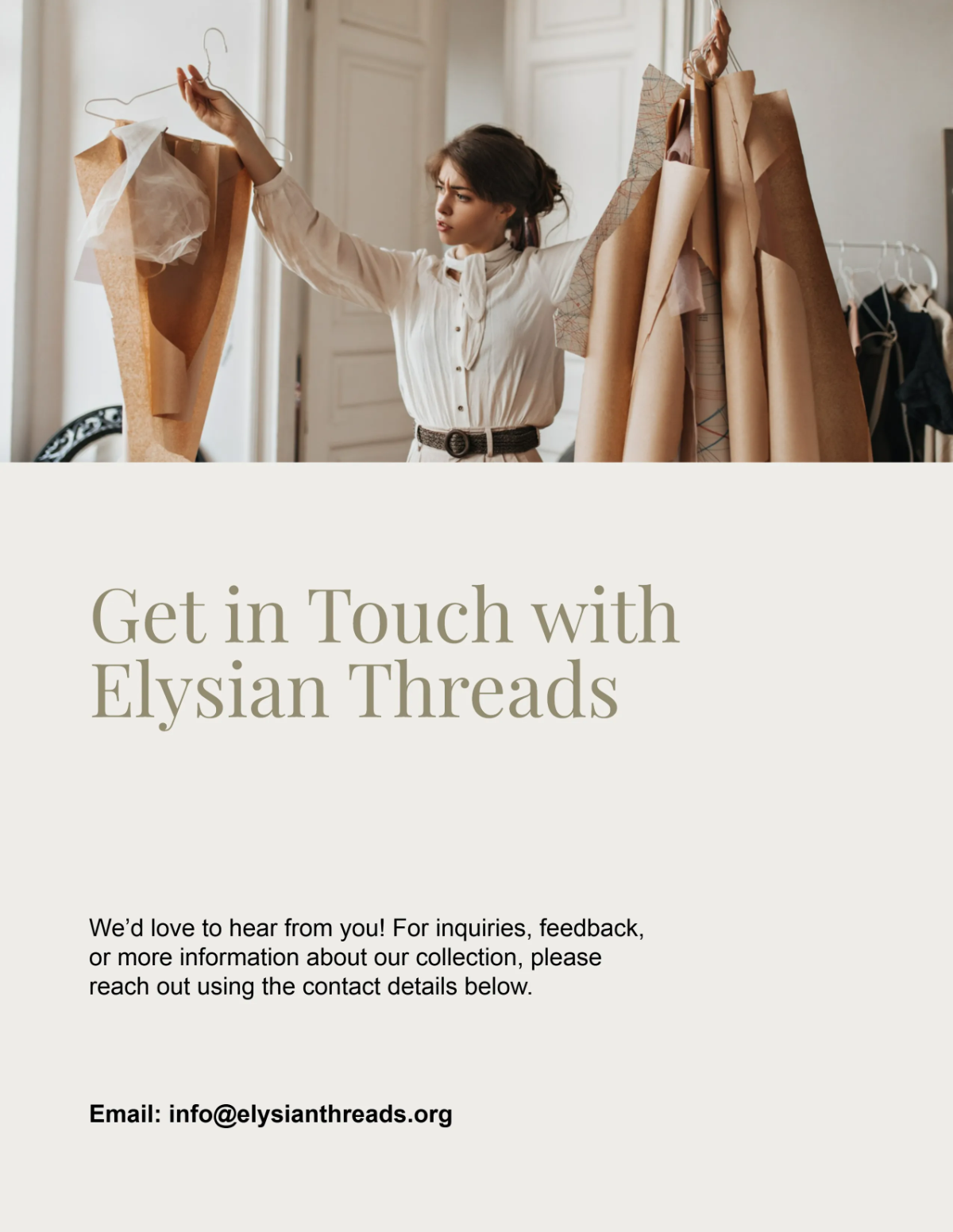 Free Blank Clothing Catalog Template to Edit Online