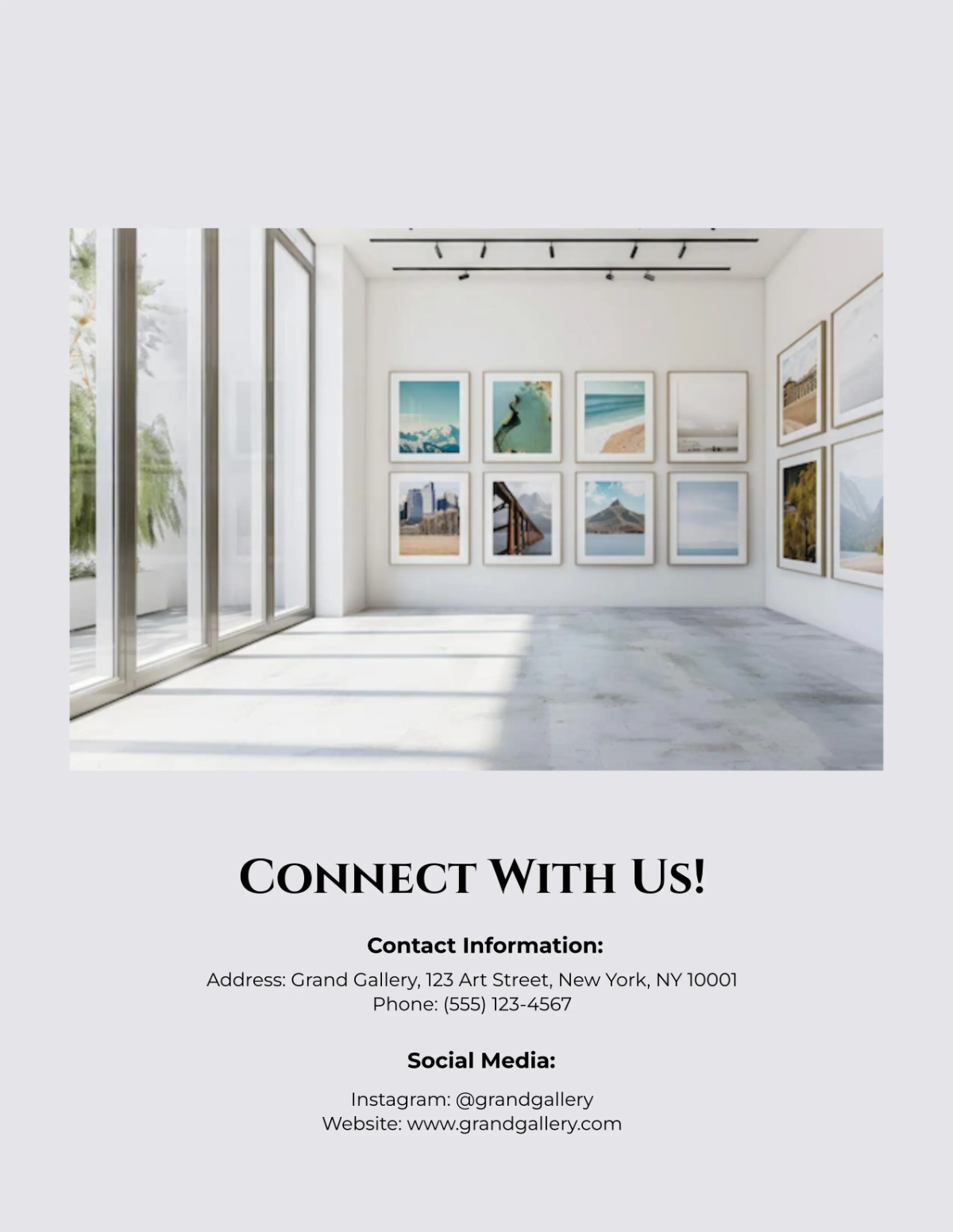 Free Art Catalog Template to Edit Online