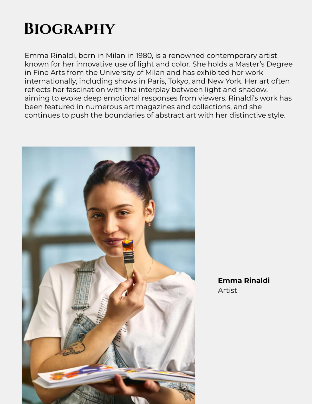 Free Art Catalog Template to Edit Online