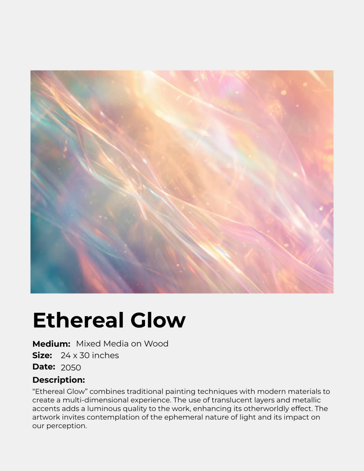 Free Art Catalog Template to Edit Online