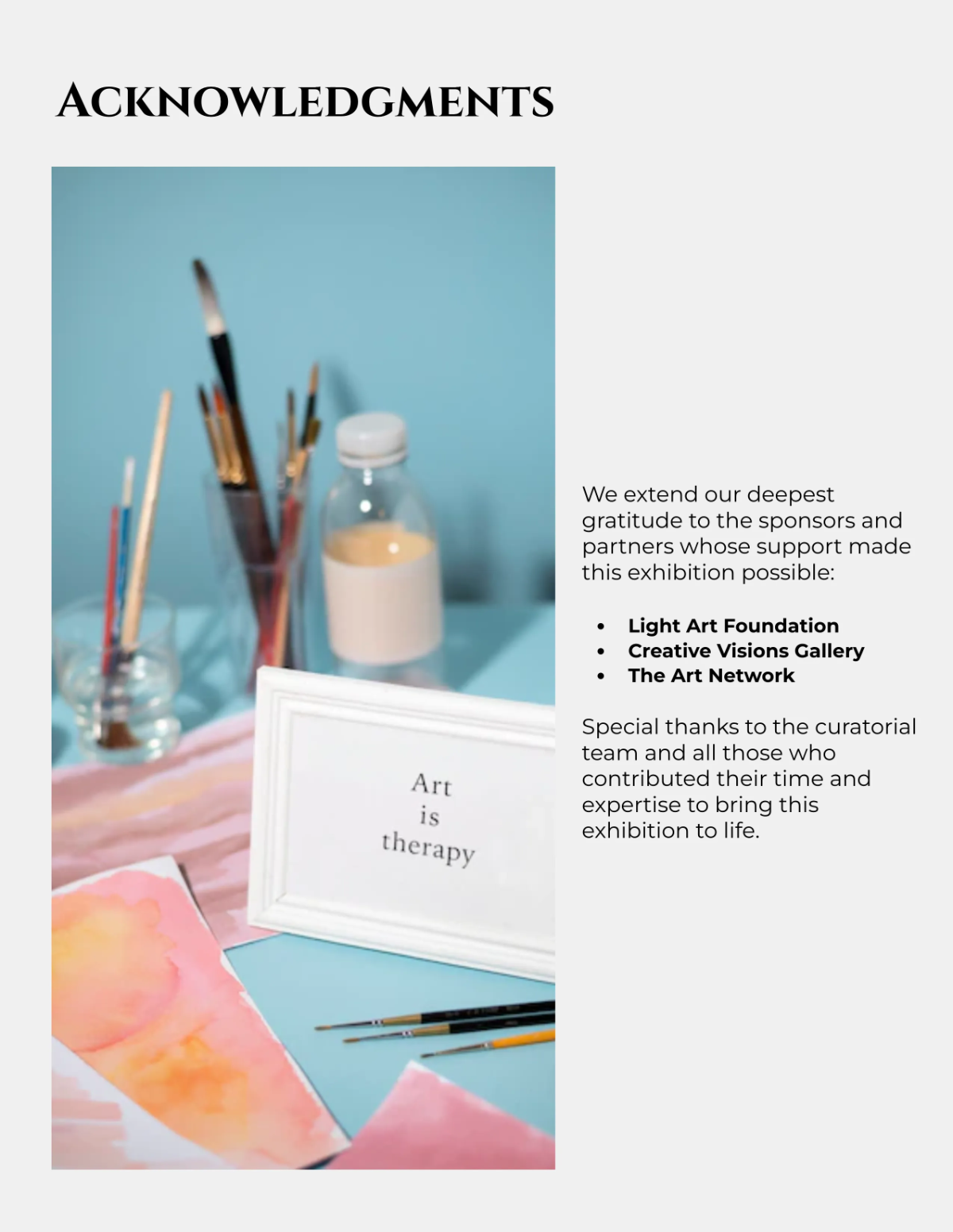 Free Art Catalog Template to Edit Online