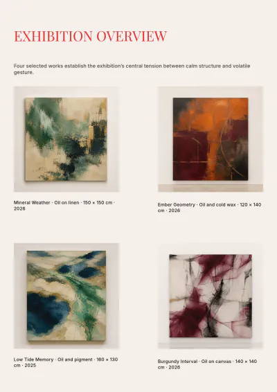 Free Art Catalog Template to Edit Online
