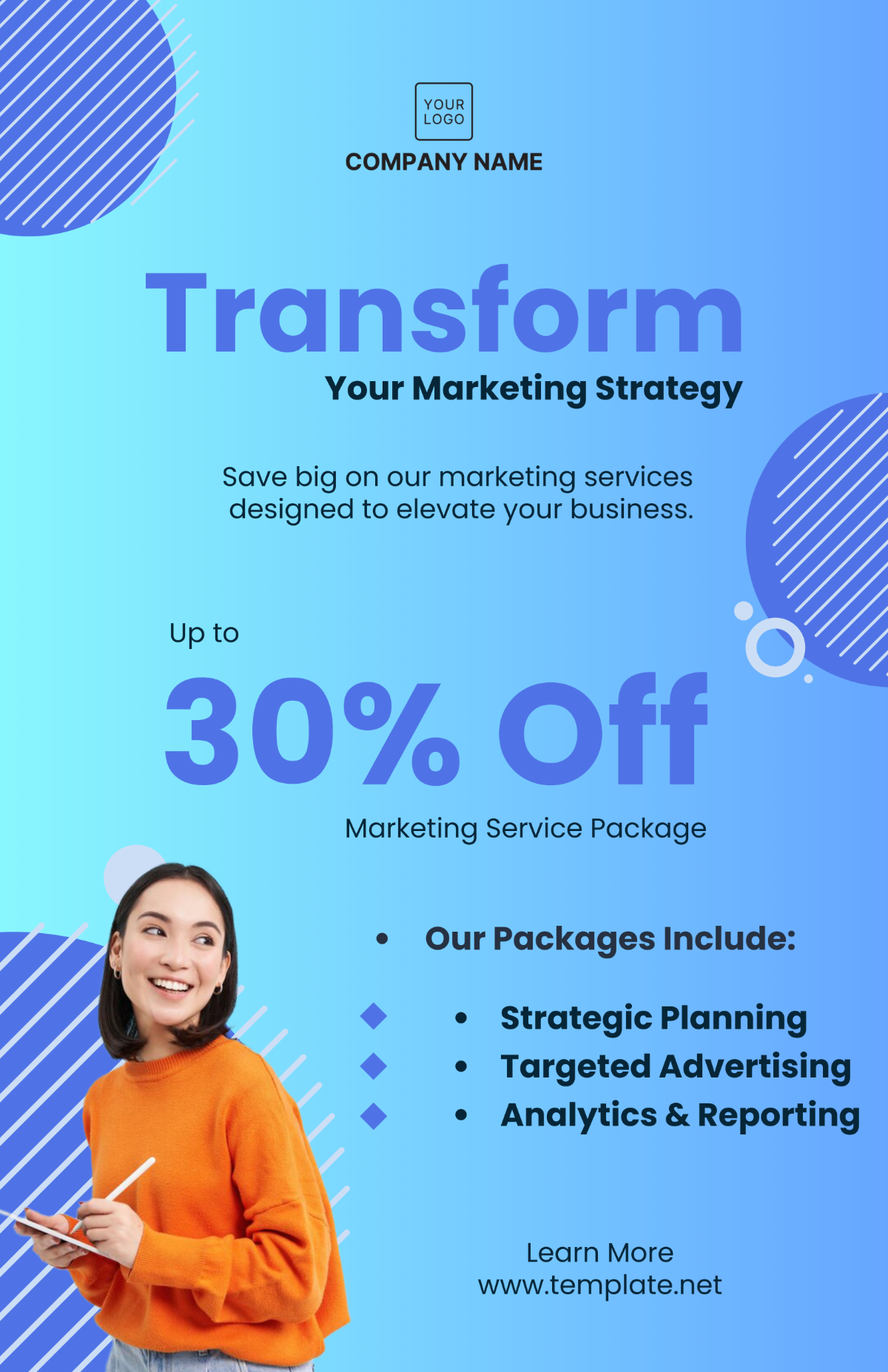 Marketing Discount Poster