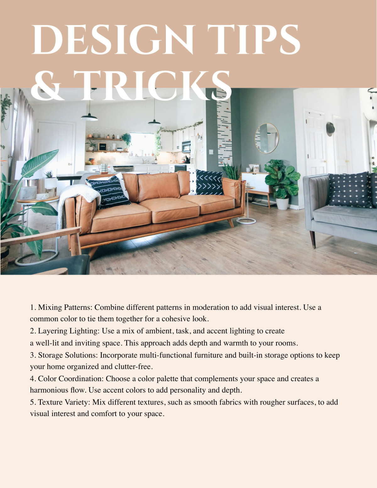 Free Aesthetic Interior Design Catalog Template to Edit Online